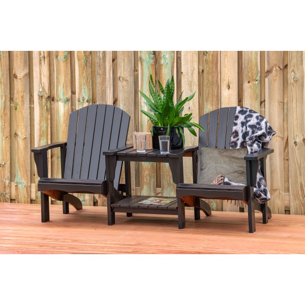 Loveseat Relax, zwart gespoten