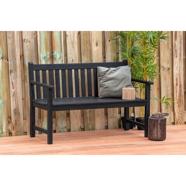 Tuinbank Nice, zwart gespoten