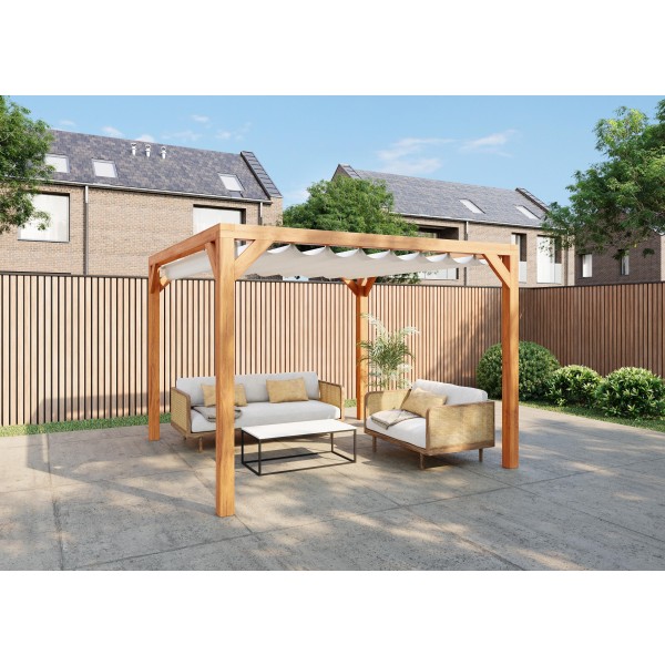 Red Class Wood pergola 324 x 424 cm