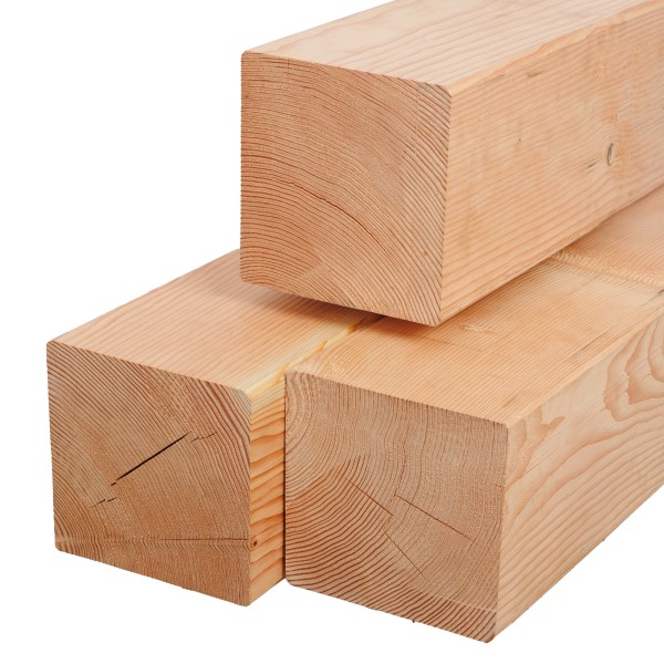 Douglas paal 190x190x3000mm, vers, geschaafd, vellingkant