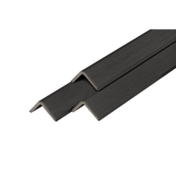 PuraShield composiet hoekprofiel 4,1 x 5,0 x 300 cm, ebony black
