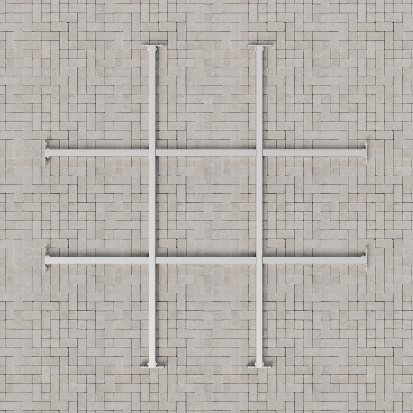Aluminium onderconstructie SD4/FD4/PD4