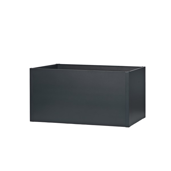 Seneca 150  – Dubbelwandige bloembak antraciet – 150 x 100 x 76 cm