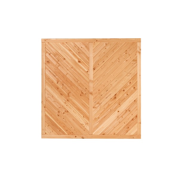 Tuinscherm Kufstein, douglas, RVS-geschroefd, 1800x1800mm