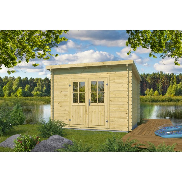 Blokhut Reus | 34 mm | onbehandeld