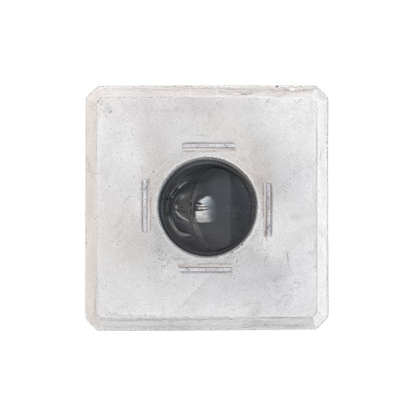 Berton Betonpoer 20,0x20,0x37,0cm, wit, met HWA