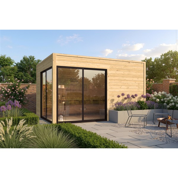 Blokhut - Tuinhuis Rico | 28 mm | vuren onbehandeld