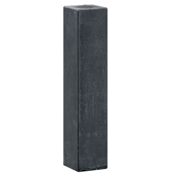 Berton© betonpoer 10,0 x 10,0 x 60,0 cm, antraciet, M16-bus, kleine velling