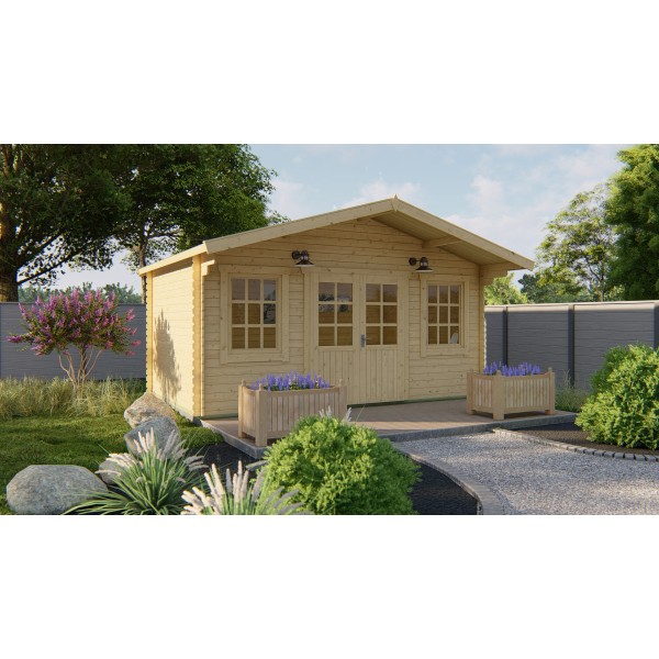 Blokhut - Tuinhuis Skyler | 28 mm | vuren onbehandeld