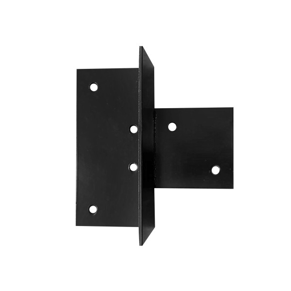 Pergola verlenging voor 120x120mm palen, zwart gepoedercoat, incl. bevestigingsset