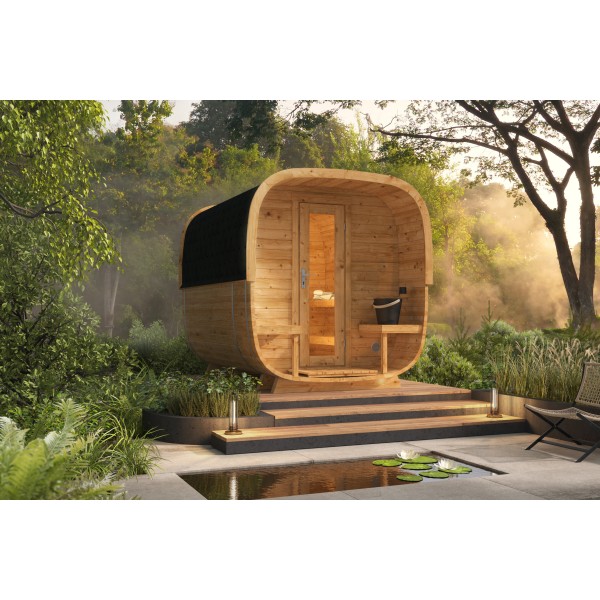 Sauna cube Rovaniemi 280 cm | 42 mm | Thermowood
