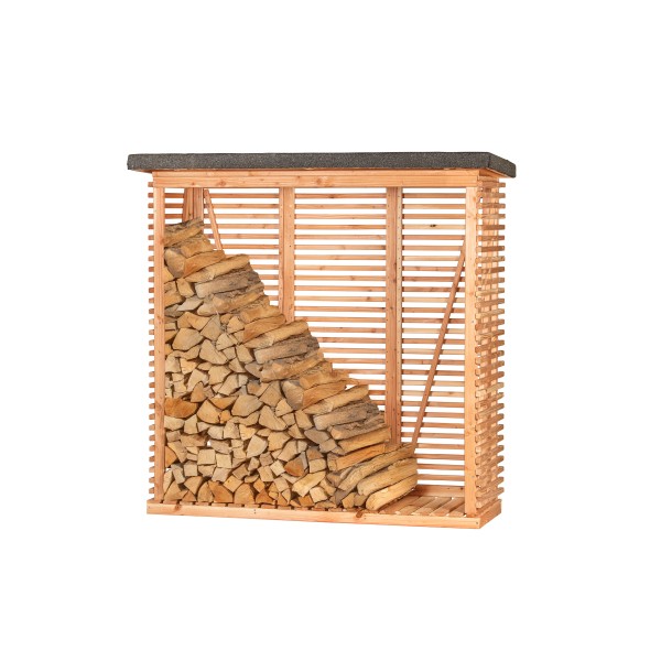 Openhaardhout berging, douglas B200 x D80 x H190 cm
