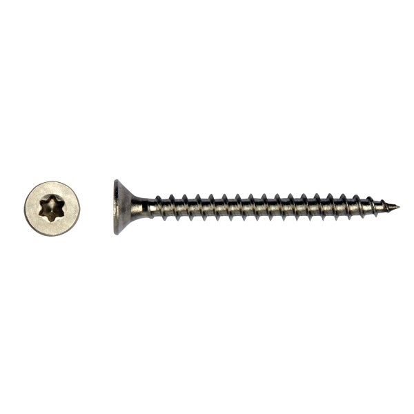 FixGard spaanplaatschroef - RVS304 5,0 x 70 mm Tx25 (Doos 100 stuks)