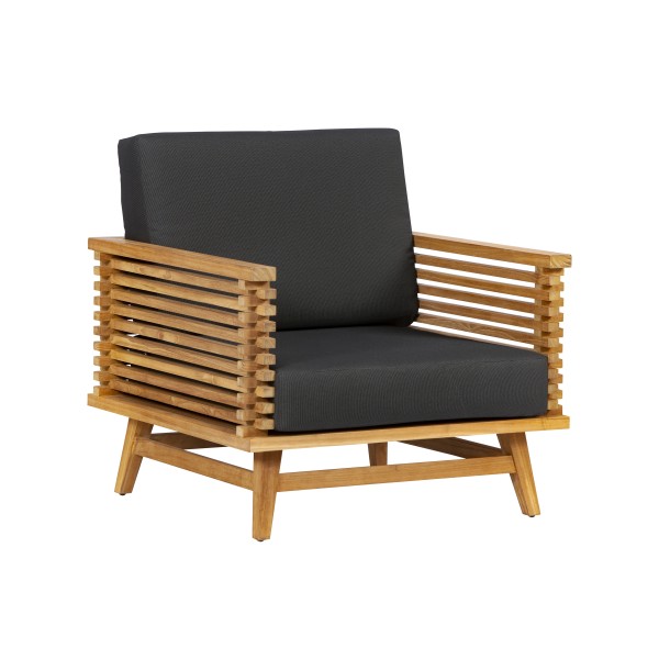 Teak loungeset Riverside fauteuil incl. kusses