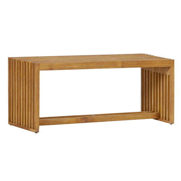 Teak loungeset Riverside bijzet bankje excl. kussens
